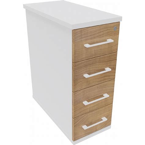 Unified Duo Narrow Desk High Pedestals From Our Office Drawers Range