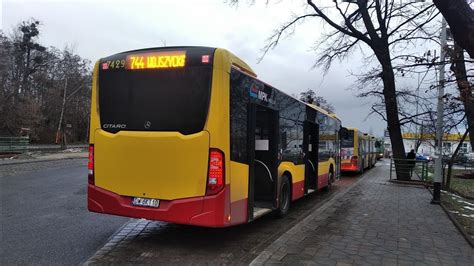 MPK Wrocław Mercedes Benz Citaro C2 O530 7429 744 kier Krzyki