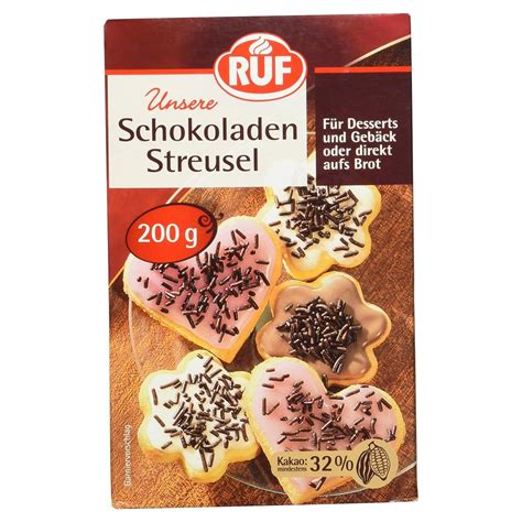 Ruf Unsere Schokoladen Streusel 200 g Amazon de Lebensmittel Getränke