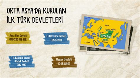 Orta Asya Da Kurulan Lk T Rk Devletleri By Beyza Nur On Prezi