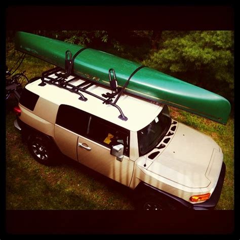 Kayak Transport On Stock Roof Rack Toyota Fj Cruiser Forum