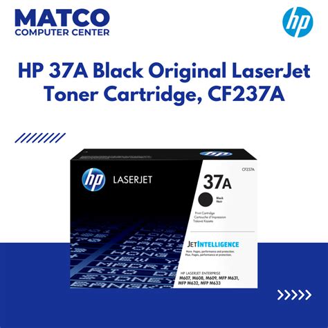 HP 37A Black Original Laserjet Toner Cartridge CF237A Shopee Philippines