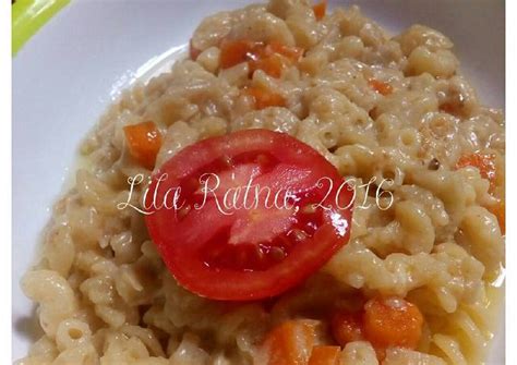 Resep Maccaroni Saus Keju With Mushroom And Carrot Oleh Lila Ratna