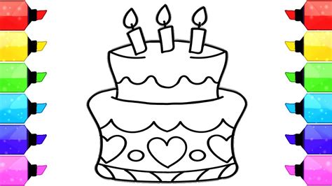 Birthday Cake Drawing / Birthday Cake Drawing at GetDrawings | Free download