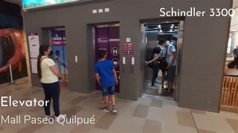 Amazing Brand New Schindler 3300 Traction Elevator Mall Paseo Quilpué