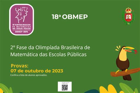 ALUNOS APROVADOS NA 2ª FASE DA OBMEP CMDP II