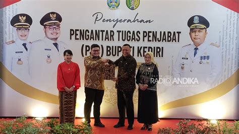 Heru Wahono Santoso Dilantik Sebagai Pj Bupati Kediri Siap Jalankan