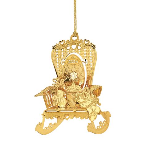 2024 Gold Ornament Collection