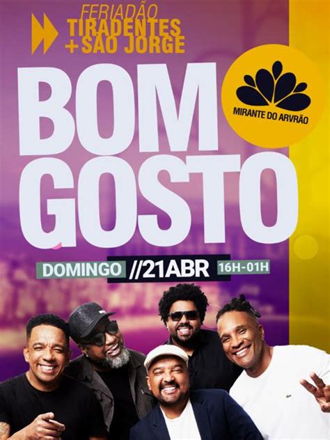 Bom Gosto No Mirante Do Arvr O Em Rio De Janeiro Evento On