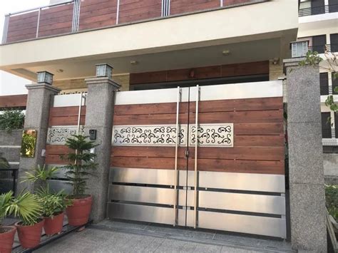 Modern Stainless Steel House Main Gate For Home 8x6 Feet At Rs 1081