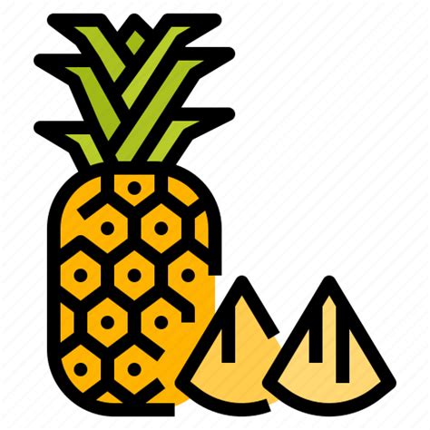 Fruit Healthy Pineapple Vegetarian Icon Download On Iconfinder