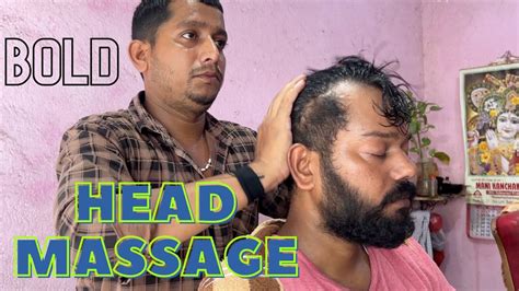 Simplify Head Massage By Street Side Young Indian Barber Asmr