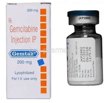 Gemcitabine Mg Injection At Rs Vial Oncology Drugs In Nagpur