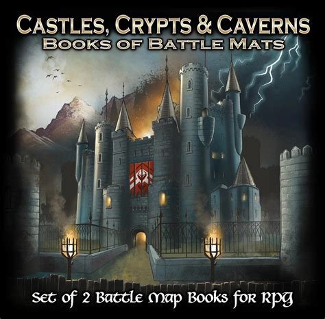 Castles Crypts Caverns Books Of Battle Maps Diverse Diverse