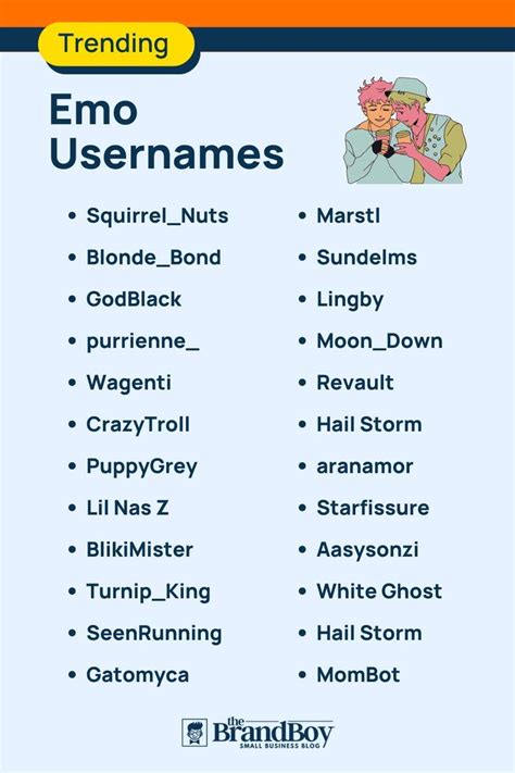 Cool Emo Usernames Ideas With Generator