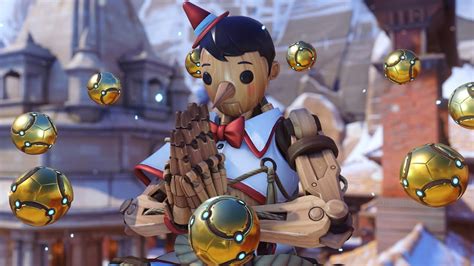 Pinocchio Zenyatta Skin Demo Golden Weapons Youtube