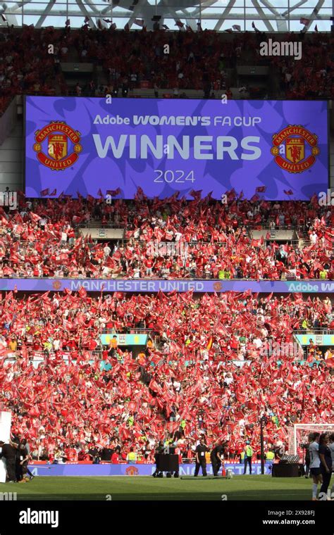 Big Screen Winners Adobe Fa Women S Cup Final Manchester United Women