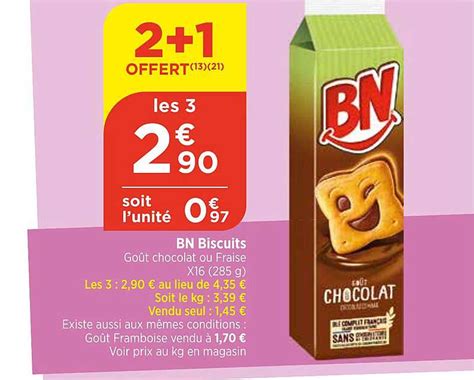 Promo Bn Biscuits Chez Maximarch Icatalogue Fr