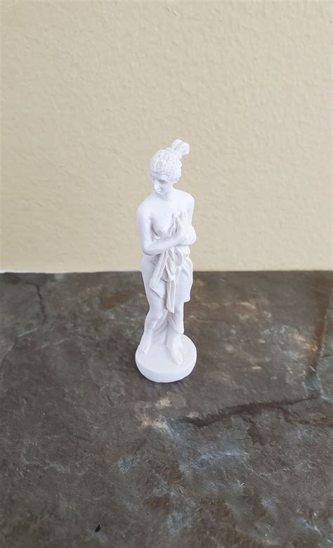 Dollhouse Miniature Nude Female Garden Statue White Small 1 12 Etsy