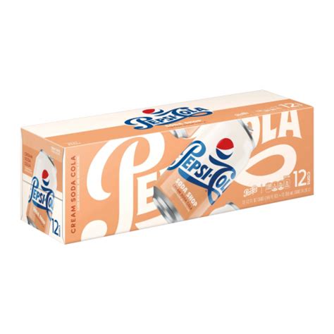 Pepsi Cola Soda Shop Cream Soda Cola 12fl Oz 355ml 12ct American