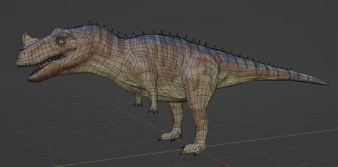 Ceratosaurus 3d Model With Textures Model Turbosquid 2204899