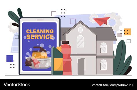 Cleaning Service Poster Royalty Free Vector Image