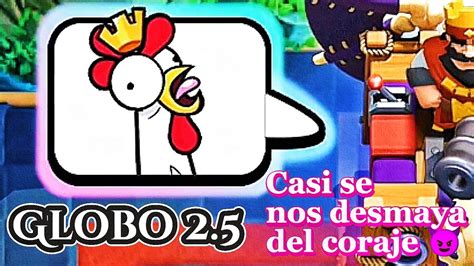 usando globo 2 5 ciclado rápido en Clash royale clashroyale beniju