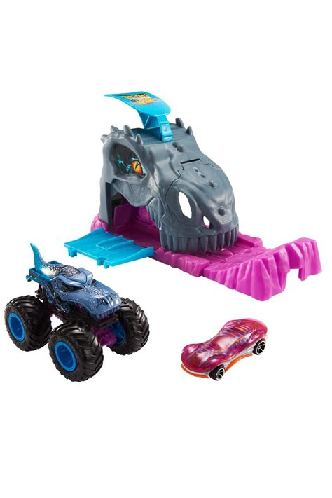 HOT WHEELS Monster Trucks Fırlatıcılı Oyun Seti Team Mega Wrex Gvk Fiyatı Yorumları Trendyol