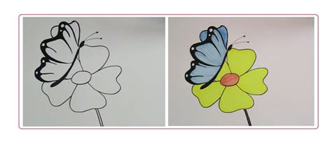 Gemalte Schmetterlinge - so geht's