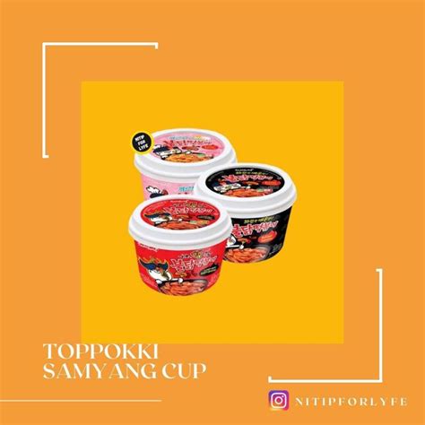 Jual Samyang Topokki Tteokbokki Bowl Hot Chicken X Spicy Carbonara Hot Chicken Shopee
