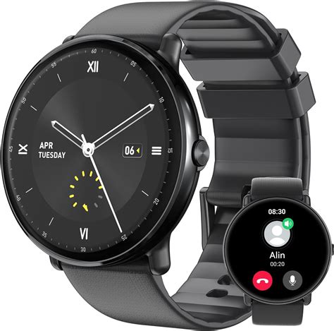 Smartwatch Herren Damen 1 43 AMOLED Bildschirm Smart Watch Mit