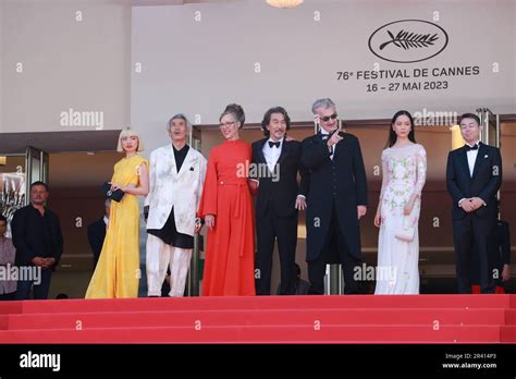 Cannes France 25th May 2023 Aoi Yamada Min Tanaka Donata Wenders