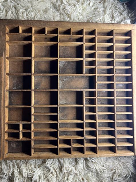 Hamilton Wooden Typesetter Drawer Etsy