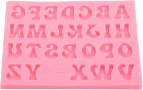 Amazon Cavities Silicone Letters Mold Large Alphabet Chocolate