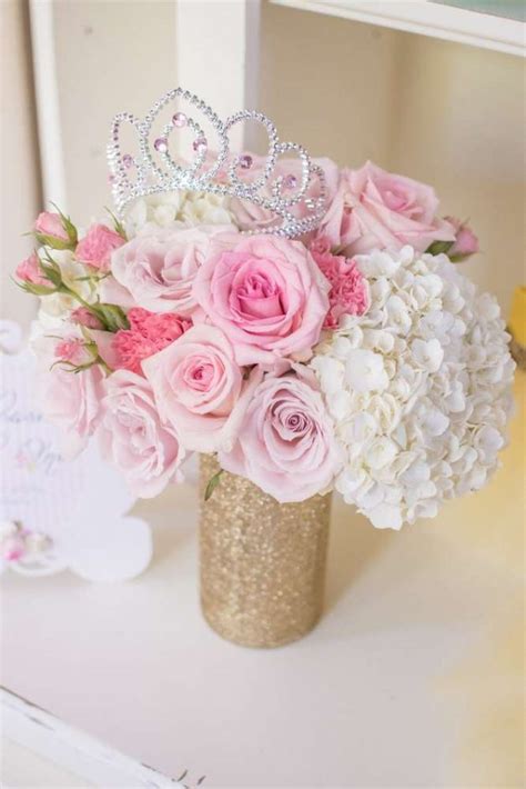 Pink Flower Centerpieces For Baby Shower Best Flower Site