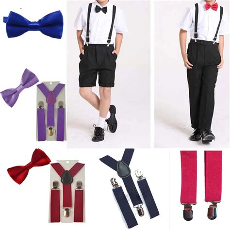 Vêtements lingerie Bretelles élastiques pour enfants pièces bretelles réglables pour garçons