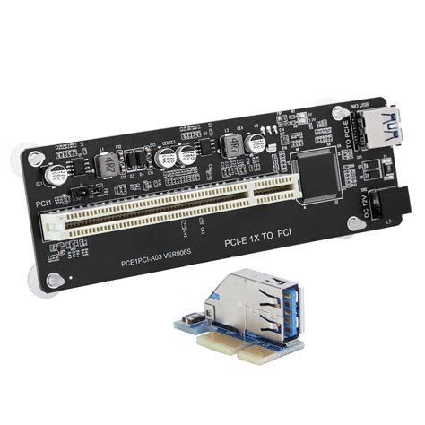 Pcie To Dual Pci Converter Card Pci Express Adapter PCIE To Dual PCI ...