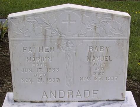 Marion Andrade Find A Grave Memorial