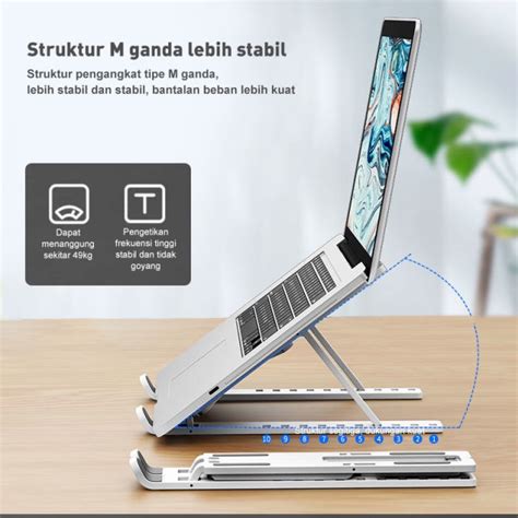 Jual Laptop Stand Holder Dudukan Laptop Tablet Lipat Portabel Stand