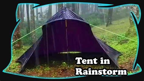 Tent Rain Sounds 10 Hours Black Screen After 1 Hour Storm And Rain