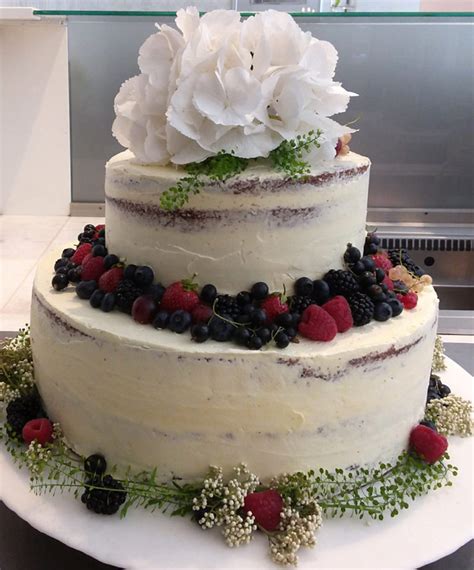 Naked Cake Hochzeitstorte B Ckerei Konditorei Krahl