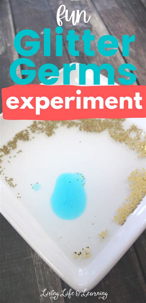 Glitter Germ Experiment Experiments Germ Germs Activities