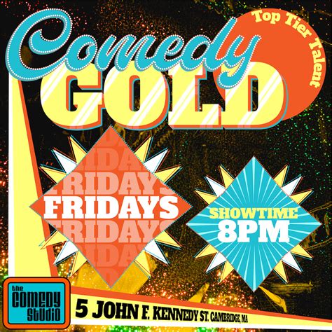 Fridays Comedy Gold The Comedy Studio