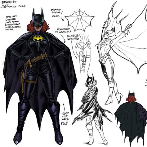 Joe Quinones Batgirl Design For Batman 89