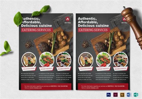 Catering Flyer Templates Free Free Templates Printable