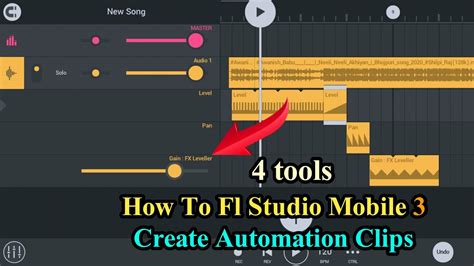 How To Create Automaton In Fl Studio Mobile How To Use Automation