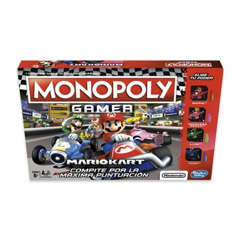 Hasbro Jeu De Soci T Original Monopoly Gamer Mario Kart