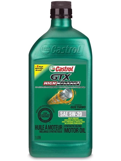 Castrol GTX – High Mileage 5W20 1L | Walmart Canada