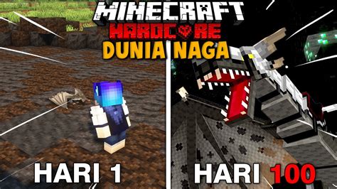 Hari Di Minecraft Hardcore Dunia Naga Youtube