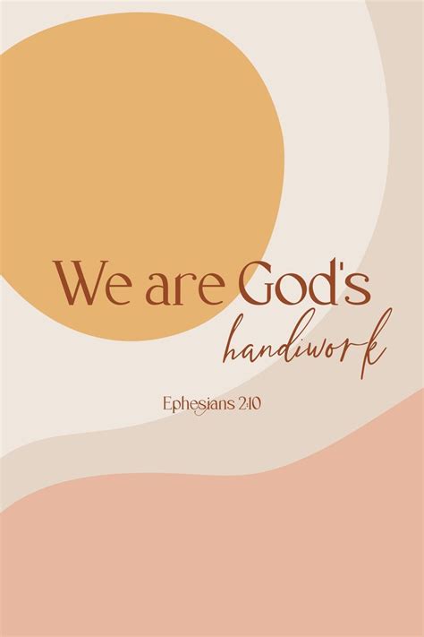 We Are Gods Handiwork Art Print Ephesians 210 Scripture Wall Art